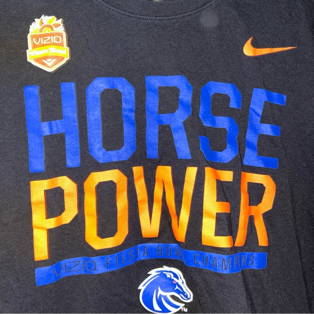 Boise State Broncos Black Nike Shirt L NCAA College Idaho - Picture 2 of 4
